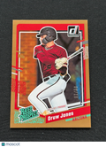 Druw Jones 2023 Donruss Rated Prospect GOLD Artist Proof RC Diamondbacks 9/10