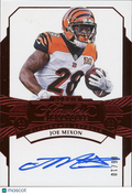 Joe Mixon 2017 Flawless Ruby Auto Autograph Rookie Cincinnati Bengals 6/10