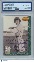 Sophie Kurys 1994 Women of Baseball On Card Auto Autograph PSA DNA