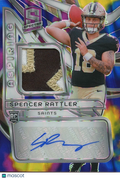 Spencer Rattler 2024 Spectra Auto Autograph Patch RC Rookie Saints 69/70