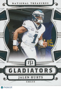 Jalen Hurts 2024 National Treasures Gladiators Philadelphia Eagles 21/50