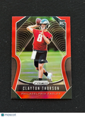 Clayton Thorson 2019 Prizm Retail RED Prizm SSP Shortprint Rookie RC Eagles