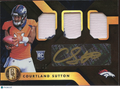 Courtland Sutton 2018 Gold Standard Auto Autograph Patch RC Denver Broncos 1/25