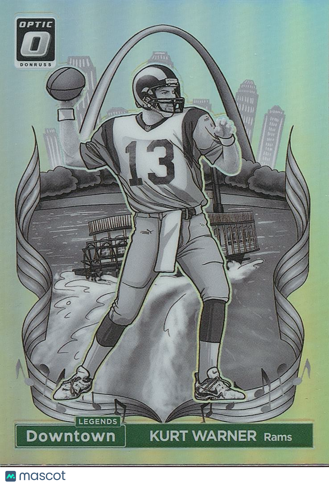 Kurt Warner 2024 Optic DOWNTOWN SSP CASE HIT St. Louis Rams #2