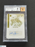 Malcolm Brown 2015 Contenders Auto Autograph Printing Plate Longhorns 1/1 BGS 9