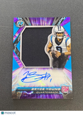 Bryce Young 2024 Topps Resurgence Auto Autograph Jersey Patch RC Panthers 19/99