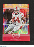 KJ Hill 2020 Contenders GALACTIC CASE HIT SSP RC Rookie Ohio State Buckeyes