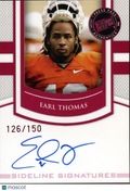 Earl Thomas 2010 Press Pass Red Auto Autograph RC Rookie Texas Longhorns 126/150