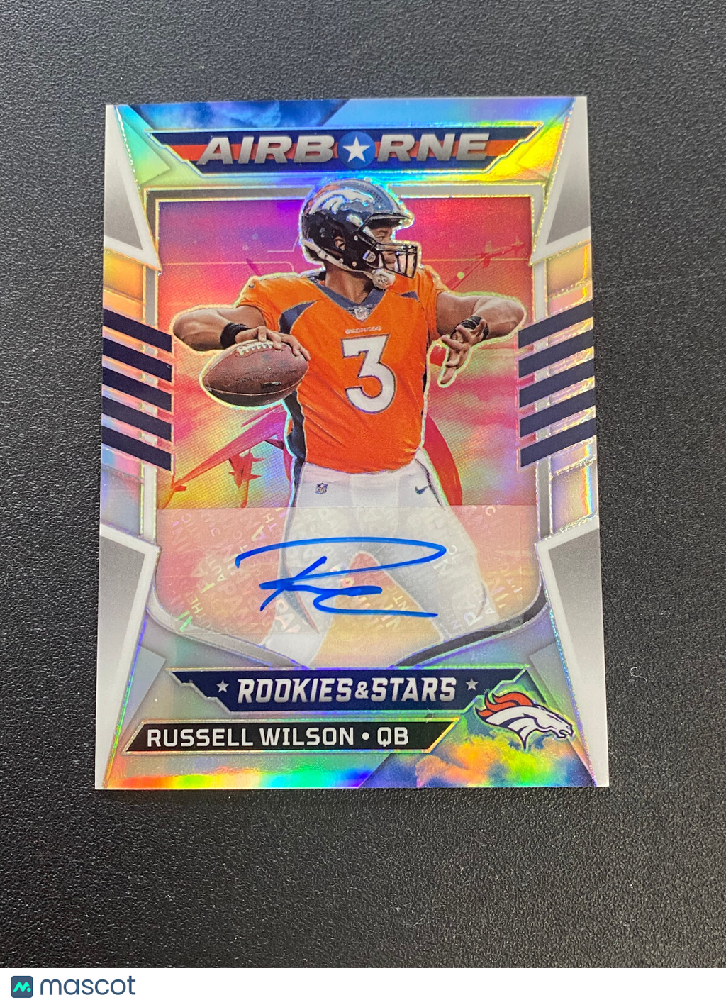 Russell Wilson 2022 Rookies & Stars Auto Autograph Denver Broncos Steelers 5/5