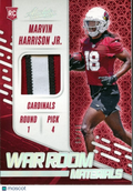 Marvin Harrison Jr. 2024 Absolute 3 Color Patch RC Arizona Cardinals 14/49
