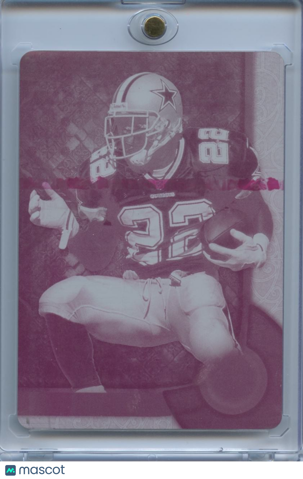 Emmitt Smith 2015 Topps Triple Threads Magenta Printing Plate Dallas Cowboys 1/1