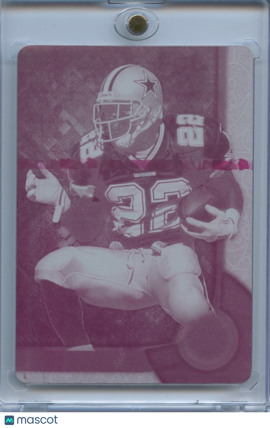 Emmitt Smith 2015 Topps Triple Threads Magenta Printing Plate Dallas Cowboys 1/1