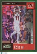 John Ross III 2020 Score End Zone Green SSP Cincinnati Bengals 1/6 #60