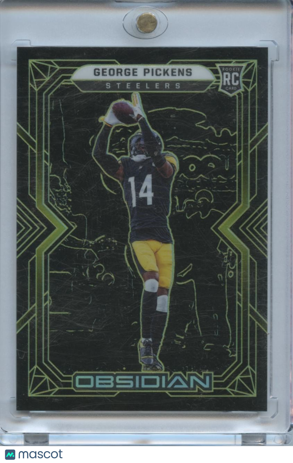 George Pickens 2022 Obsidian GOLD Rookie RC Pittsburgh Steelers 24/25