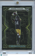 George Pickens 2022 Obsidian GOLD Rookie RC Pittsburgh Steelers 24/25