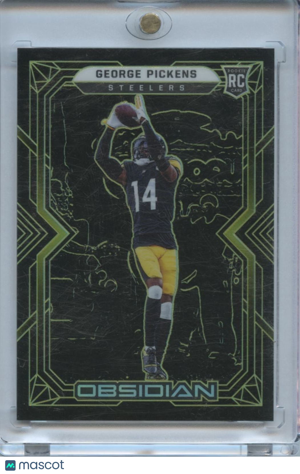 George Pickens 2022 Obsidian GOLD Rookie RC Pittsburgh Steelers 24/25