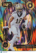 Chris Olave 2024 Select Club Level Tie-Dye Prizm New Orleans Saints 14/25