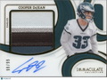 Cooper Dejean 2024 Immaculate Auto Autograph Patch Rookie RC Eagles 98/99