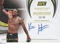 Kevin Holland 2021 Immaculate Milestones On Card Auto Autograph UFC MMA 36/99