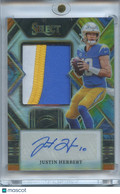 Justin Herbert 2022 Select Tie-Dye Auto Autograph Patch Los Angeles Chargers /25