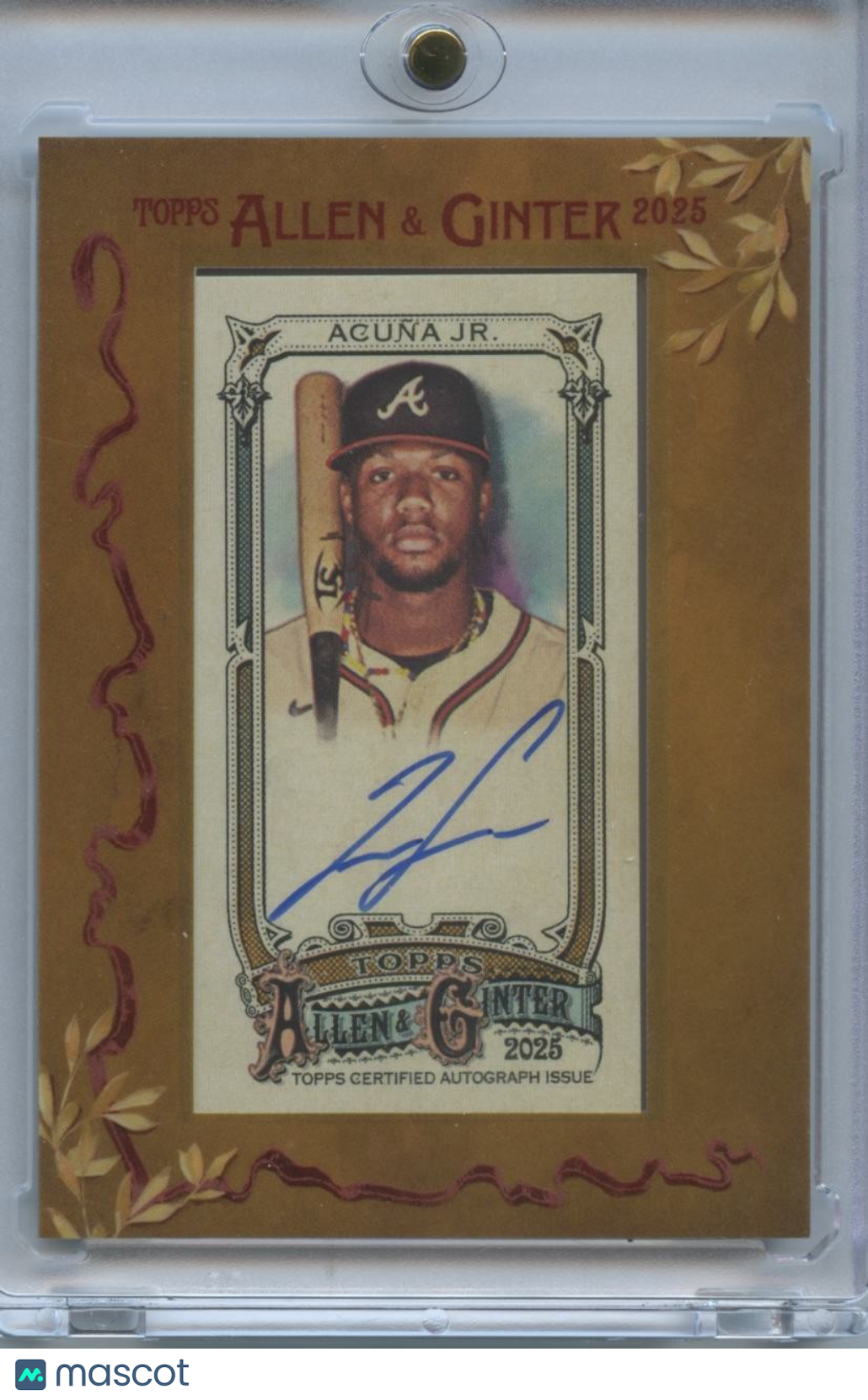 Ronald Acuna Jr. 2025 Topps Allen & Ginter Auto Autograph Atlanta Braves