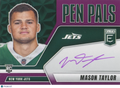 Mason Taylor 2025 Elite Pen Pals Purple Ink Auto Autograph SSP RC New York Jets