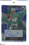 Quinn Ewers 2025 Impeccable Metal Auto Autograph RC Miami Dolphins 7/49