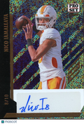 Nico Iamaleava 2024 Leaf Pro Set Auto Autograph RC JERSEY NUMBER Tennessee 8/10