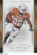 Jamaal Charles 2015 National Treasures SILVER Texas Longhorns 12/25 #53