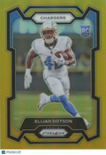 Elijah Dotson 2023 Prizm GOLD Prizm Rookie RC Los Angeles Chargers 3/10