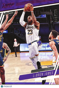 Lebron James 2020-21 Prestige RED Points Los Angeles Lakers 39/149 #51