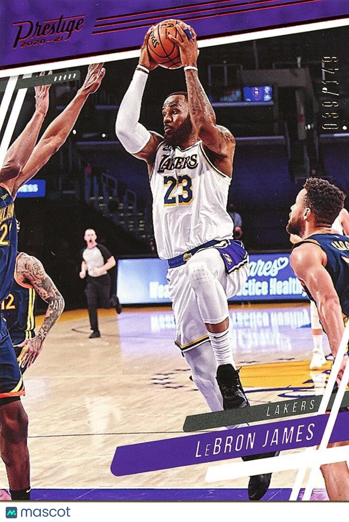 Lebron James 2020-21 Prestige RED Points Los Angeles Lakers 39/149 #51