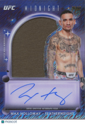 Max Holloway 2025 Topps Midnight On Card Auto Autograph Patch UFC MMA 6/12