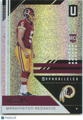 Tress Way 2018 Unparalleled Rookie SSP RC Washington Redskins #200