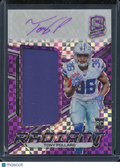 Tony Pollard 2019 Spectra Auto Autograph Patch Rookie RC Dallas Cowboys 30/35