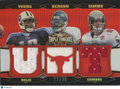 Vince Young / Benson / Simms 2006 Triple Threads Patch Texas Longhorns 22/36