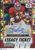 Shaun Alexander 2021 Contenders Cracked Ice Auto Autograph Alabama Seahawks /23