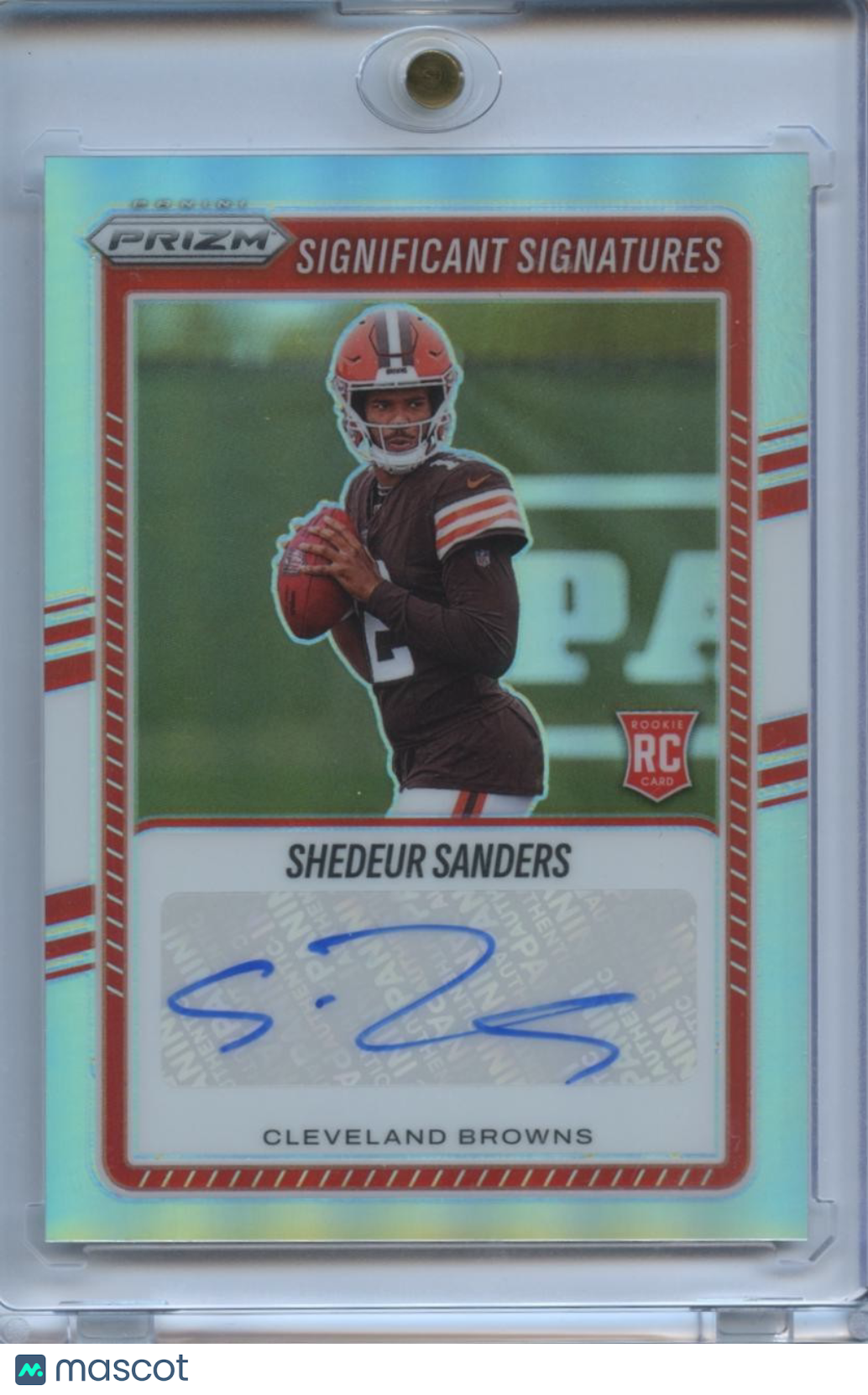 Shedeur Sanders 2025 Prizm Silver Auto Autograph RC Rookie Cleveland Browns