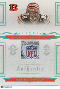 Jerome Simpson 2008 National Treasures NFL Shield Patch RC Bengals 5/10