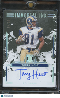 Torry Holt 2025 Impeccable Ink On Card Auto Autograph St. Louis Rams 33/49