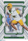 Dante Moore 2025 National Treasures Rookie RC Blue Oregon Ducks 64/75 #48