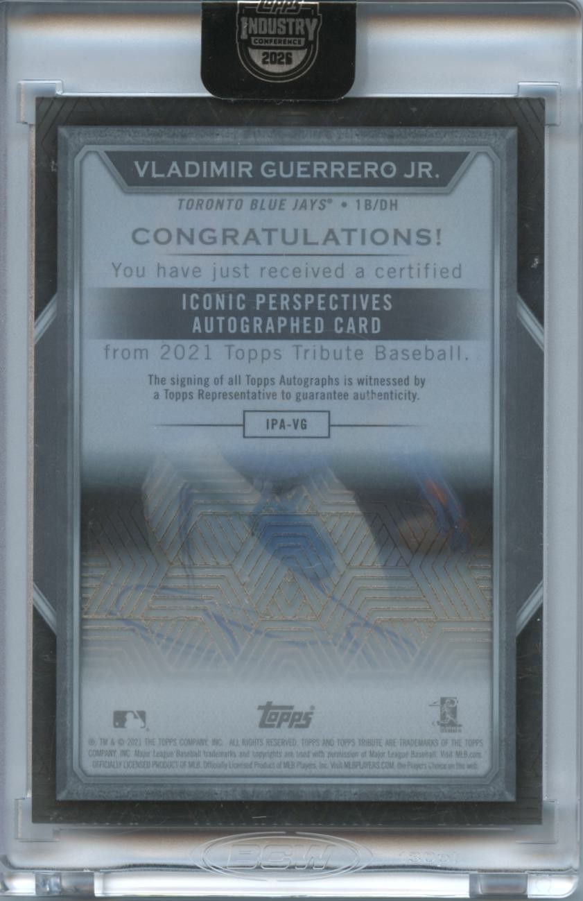 Vladimir Guerrero Jr. 2021 Topps Strata Auto Autograph Toronto Blue Jays 32/45