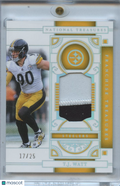 T.J. Watt 2025 National Treasures Jersey Patch Pittsburgh Steelers 17/25