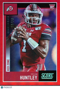 Tyler Huntley 2020 Score Red Zone SSP Rookie RC Utah Ravens Browns 19/20 #370