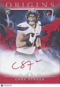 Cade Stover 2024 Origins Red Ink Auto Autograph RC Houston Texans 27/99