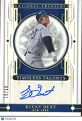 Bucky Dent 2024 National Treasures GOLD Auto Autograph New York Yankees 10/10