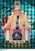 Tom Flores 2024 Mosaic Hall Of Fame Genesis Prizm SSP Oakland Raiders #297