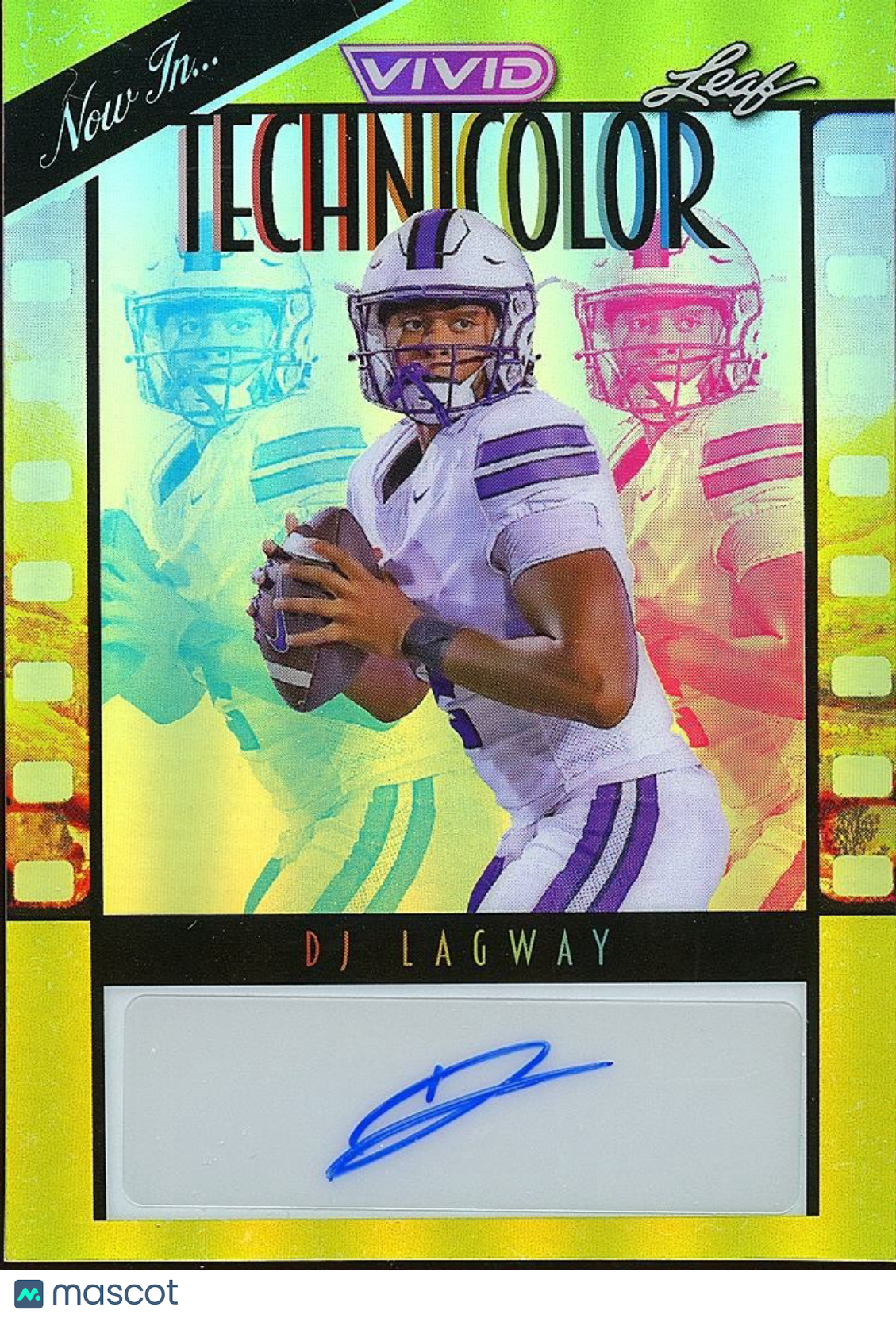DJ Lagway 2024 Leaf Vivid Auto Autograph RC Rookie Florida Gators 5/10
