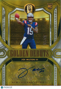 Joe Milton III 2024 Gold Standard Auto Autograph RC New England Patriots 11/49