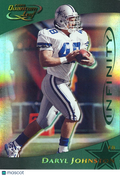 Daryl Johnston 2000 Quantum Leaf Infinity Green Dallas Cowboys 81/100 #73
